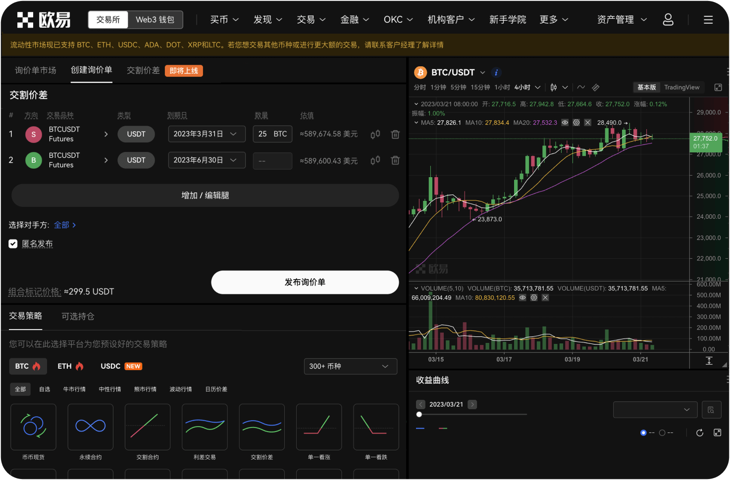 Bitchina交易所的24小时成交额多少